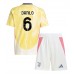 Maillot de foot Juventus Danilo Luiz #6 Extérieur vêtements enfant 2024-25 Manches Courtes (+ pantalon court)